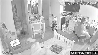 Someone installed a hidden camera in her room for pleasure