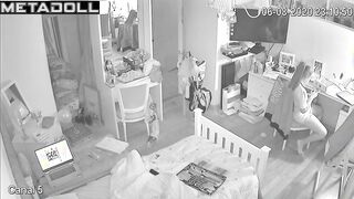 Someone installed a hidden camera in her room for pleasure
