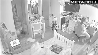 Someone installed a hidden camera in her room for pleasure