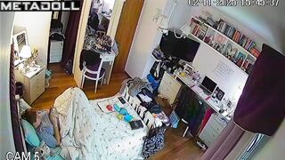 Young babe masturbates every time she has free time