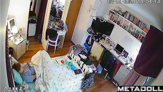Young babe masturbates every time she has free time