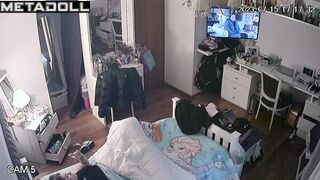 She doesn't like watching TV, she just wants to masturbate