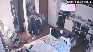 She doesn't like watching TV, she just wants to masturbate