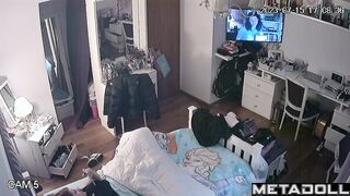 She doesn't like watching TV, she just wants to masturbate