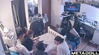 School teacher is watching them right now (spy camera)