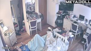 Redhead chubby loves to touch herself and imagine something interesting