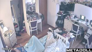Redhead chubby loves to touch herself and imagine something interesting