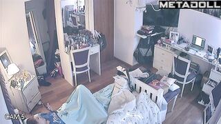 Redhead chubby loves to touch herself and imagine something interesting