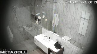 They quickly took a shower and started getting ready for the party