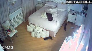 She likes to take care of her skin - bedroom video