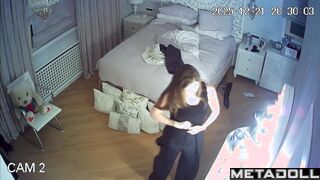She likes to take care of her skin - bedroom video