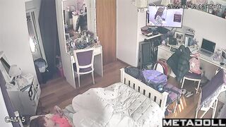 Solo bedroom video - redhead babe dressed her favorite clothes