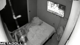 He can't stop fucking her body - bedroom video, look