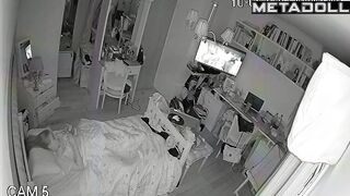 She woke up in the middle of the night to get some pleasure