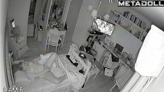 She woke up in the middle of the night to get some pleasure
