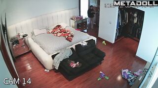 Someone is spying on all their most private bedroom rituals - spy camera