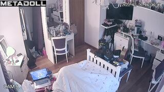 Masturbation instead of playing on the computer (solo)