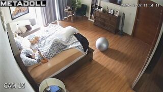 She loves these awesome feelings (pillow masturbation)