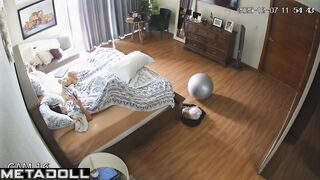 She loves these awesome feelings (pillow masturbation)