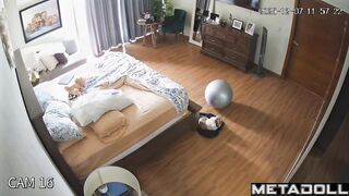 She loves these awesome feelings (pillow masturbation)