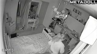 She couldn't sleep that night - bedroom hidden cam