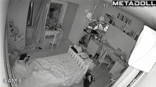 She couldn't sleep that night - bedroom hidden cam