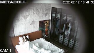 Brunette loves to do it alone (masturbation is her hobby)