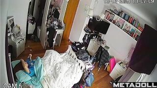 Redhead chubby masturbating on her homemade video