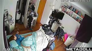 Redhead chubby masturbating on her homemade video