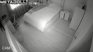 Horny lady lay on stomach and began to masturbate hot
