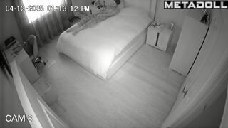 Horny lady lay on stomach and began to masturbate hot