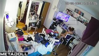 Her routine under the supervision of impudent people
