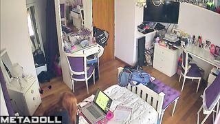 Redhead babe wants to finish quickly and go to class