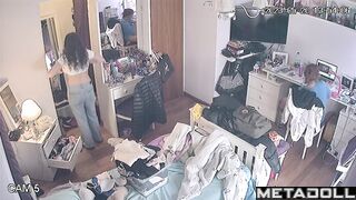 A typical get-together of two besties - hidden cam