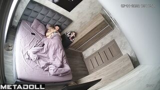 Blonde started making him blowjob and then changed her mind