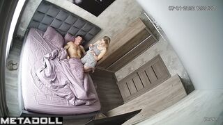 Blonde started making him blowjob and then changed her mind