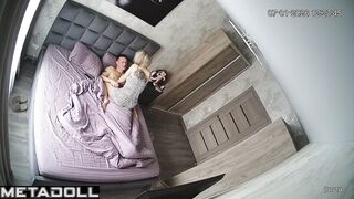 Blonde started making him blowjob and then changed her mind
