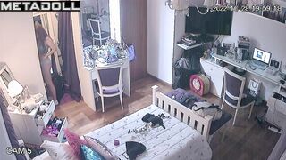 Her room is under surveillance and her friends know it