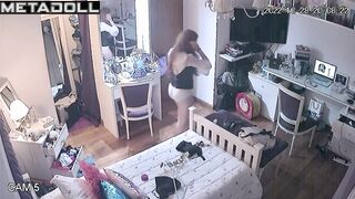 Her room is under surveillance and her friends know it
