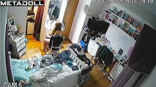 Her naked young body is under constant surveillance