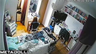 Her naked young body is under constant surveillance