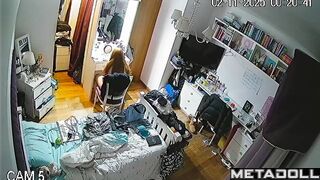 Her naked young body is under constant surveillance