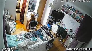 Her naked young body is under constant surveillance