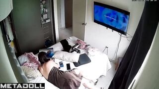 Brunette is being watched but she doesn't know who