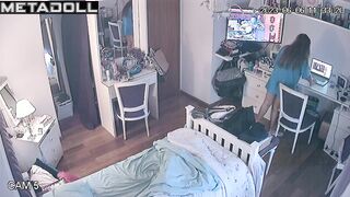 Her main entertainment is masturbation under the blanket