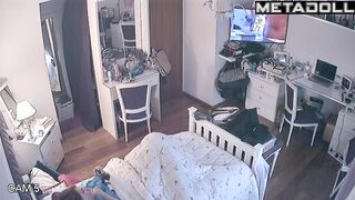 Her main entertainment is masturbation under the blanket