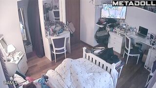 Her main entertainment is masturbation under the blanket