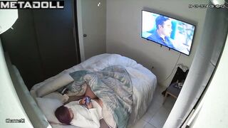 Babe won't tell anyone what she was doing under the blanket
