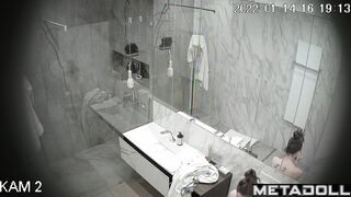Now this bathroom doesn't belong only to her, spy cam