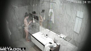 Now this bathroom doesn't belong only to her, spy cam